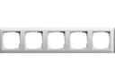 Gira Standard55 021503 Рамка 5-постовая (белая глянцевая)