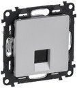 Legrand Valena Life 753642 Розетка компьютерная (RJ45, cat.6, под рамку, скрытая установка, алюминий)