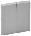 Legrand Valena Life 755022 Клавиша двойная (алюминий)
