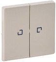 Legrand Valena Life 755221 Клавиша двойная (линза, слоновая кость)