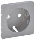 Legrand Valena Life 755252 Крышка розетки с увеличенными зажимами (2P+E, алюминий)