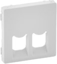 Legrand Valena Life 755420 Крышка розетки телефонной/компьютерной (2xRJ11/RJ45, белая)