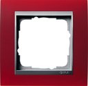 Gira Event 021192 Рамка 1-постовая (красный/алюминий)