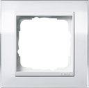 Gira Event Clear 0211723 Рамка 1-постовая (белый/белый глянцевый)