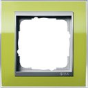 Gira Event Clear 0211746 Рамка 1-постовая (зеленый/алюминий)