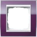 Gira Event Clear 0211753 Рамка 1-постовая (фиолетовый/белый глянцевый)