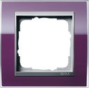 Gira Event Clear 0211756 Рамка 1-постовая (фиолетовый/алюминий)