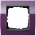 Gira Event Clear 0211758 Рамка 1-постовая (фиолетовый/антрацит)