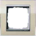 Gira Event Clear 0211776 Рамка 1-постовая (песочный/алюминий)