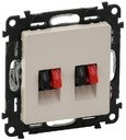 Legrand Valena Life 753578 Розетка аудио (2xAudio, под рамку, скрытая установка, слоновая кость)