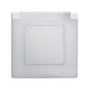 Legrand Etika 672550 Рамка 1-постовая с крышкой (IP44, горизонтальная, белая)
