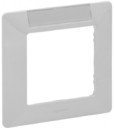 Legrand Etika 672506 Рамка 1-постовая с полем для надписи (белая)