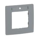 Legrand Etika 672556 Рамка 1-постовая с полем для надписи (алюминий)