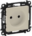 Legrand Valena Life 753516 Розетка (16 А, под рамку, шторки, скрытая установка, безвинтовые зажимы, слоновая кость)