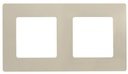 Legrand Etika 672512 Рамка 2-постовая (слоновая кость)