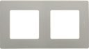 Legrand Etika 672522 Рамка 2-постовая (светлая галька)