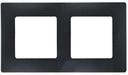 Legrand Etika 672582 Рамка 2-постовая (антрацит)