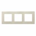 Legrand Etika 672513 Рамка 3-постовая (слоновая кость)