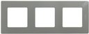 Legrand Etika 672523 Рамка 3-постовая (светлая галька)