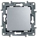 Legrand Etika 672401 Выключатель одноклавишный (10 А, под рамку, скрытая установка, алюминий)