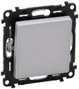 Legrand Valena Life 752601 Выключатель одноклавишный (10 А, под рамку, с/у, алюминий)