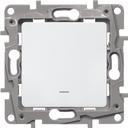 Legrand Etika 672203 Выключатель одноклавишный (10 А, под рамку, подсветка, скрытая установка, белый)