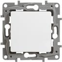 Legrand Etika 672205 Переключатель одноклавишный (10 А, винт. зажимы, под рамку, скрытая установка, белый)
