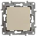 Legrand Etika 672314 Выключатель кнопочный без фиксации (6 А, под рамку, скрытая установка, слоновая кость)
