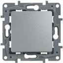 Legrand Etika 672414 Выключатель кнопочный без фиксации (6 А, под рамку, скрытая установка, алюминий)