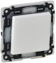 Legrand Valena Life 752171 Выключатель однокнопочный (6 А, IP44, под рамку, с/у, белый)