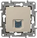 Legrand Etika 672340 Розетка телефонная (RJ11, под рамку, скрытая установка, слоновая кость)