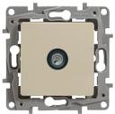 Legrand Etika 672363 Розетка телевизионная проходная (TV, под рамку, скрытая установка, слоновая кость)