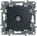 Legrand Etika 672663 Розетка телевизионная проходная (TV, под рамку, скрытая установка, антрацит)