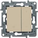 Legrand Etika 672318 Светорегулятор кнопочный (400 Вт, под рамку, скрытая установка, слоновая кость)