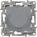 Legrand Etika 672419 Светорегулятор роторный (300 Вт, под рамку, скрытая установка, алюминий)