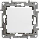 Legrand Etika 672211 Переключатель одноклавишный (10 А, безвинт. зажимы, под рамку, скрытая установка, белый)