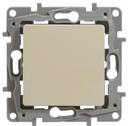 Legrand Etika 672311 Переключатель одноклавишный (10 А, безвинт. зажимы, под рамку, скрытая установка, слоновая кость)