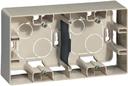 Legrand Etika 672540 Установочная коробка двойная (слоновая кость)