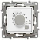 Legrand Etika 672230 Термостат для теплых полов +7…+40°С (16 А, 230 В, выносной термодатчик, под рамку, скрытая установка, белый)
