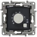 Legrand Etika 672630 Термостат для теплых полов +7…+40°С (16 А, 230 В, выносной термодатчик, под рамку, скрытая установка, антрацит)