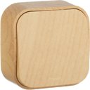 Legrand Quteo 782260 Выключатель одноклавишный (10 А, с возм. подсветки, в сборе, открытая установка, IP20, дерево)