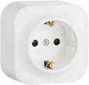 Legrand Quteo 782220 Розетка с заземляющим контактом и шторками (16 А, в сборе, открытая установка, белая)