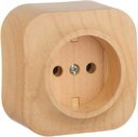 Legrand Quteo 782270 Розетка (16 А, в сборе, открытая установка, дерево)
