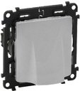 Legrand Valena Life 753334 Вывод кабеля без клемм с зажимом для фиксации (под рамку, скрытая установка, алюминий)