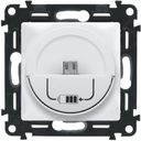 Legrand Valena Life 753011 Зарядная станция (MicroUSB, под рамку, скрытая установка, белая)