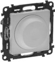 Legrand Valena Life 752660 Светорегулятор роторный (300 Вт, под рамку, скрытая установка, алюминий)