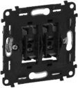 Legrand In'Matic 752005 Выключатель двухклавишный (10 А, с возм. подсветки, механизм, с/у)