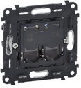 Legrand In'Matic 753045 Розетка компьютерная (2xRJ45, cat.6a, UTP, механизм, скрытая установка)