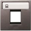 ABB Zenit 2CLA221810N1801 Крышка телефонной/компьютерной розетки (антрацит)