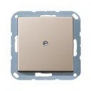 Jung A500 A590ACH Вывод кабеля (под рамку, скрытая установка, шампань)